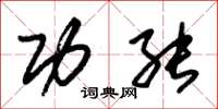 朱锡荣功能草书怎么写