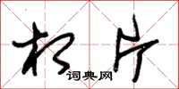 朱锡荣相片草书怎么写