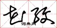 朱锡荣花纹草书怎么写