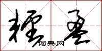 朱锡荣轻盈草书怎么写