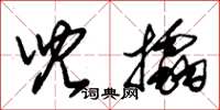 朱锡荣儿撬草书怎么写