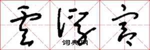 刘少英卢浮宫草书怎么写