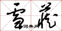 刘少英雪藏草书怎么写