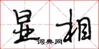 段相林显相行书怎么写