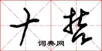 朱锡荣十哲草书怎么写