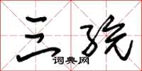 朱锡荣三统草书怎么写
