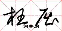 朱锡荣枉屈草书怎么写