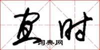 朱锡荣宜时草书怎么写