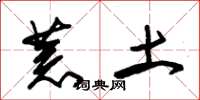 朱锡荣荒土草书怎么写