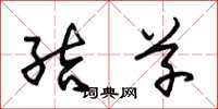 朱锡荣结草草书怎么写
