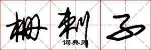 朱锡荣栅剌子草书怎么写