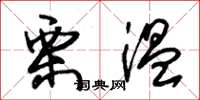 朱锡荣栗温草书怎么写
