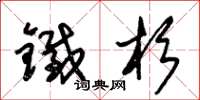 朱锡荣铁杉草书怎么写