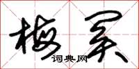 朱锡荣梅关草书怎么写
