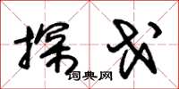 朱锡荣探戈草书怎么写