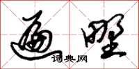 朱锡荣遍野草书怎么写