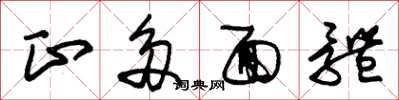 朱锡荣正多面体草书怎么写