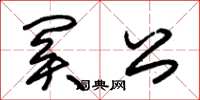 朱锡荣关公草书怎么写