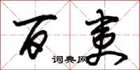 朱锡荣百夷草书怎么写
