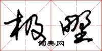 朱锡荣极野草书怎么写
