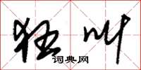 朱锡荣狂叫草书怎么写