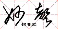 朱锡荣妙声草书怎么写