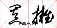 朱锡荣阗拥草书怎么写
