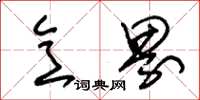朱锡荣意界草书怎么写