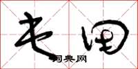 曾庆福屯田草书怎么写