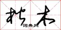 朱锡荣楷木草书怎么写