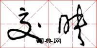 曾庆福交映草书怎么写