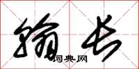 朱锡荣翰长草书怎么写