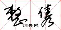 朱锡荣整隽草书怎么写
