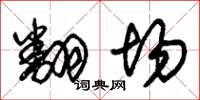 朱锡荣翻场草书怎么写