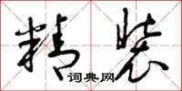 曾庆福精装草书怎么写