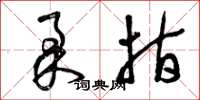 曾庆福柔指草书怎么写