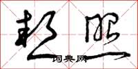 曾庆福热照草书怎么写