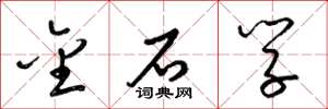 梁锦英金石学草书怎么写
