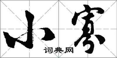 胡问遂小寡行书怎么写