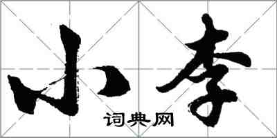 胡问遂小李行书怎么写