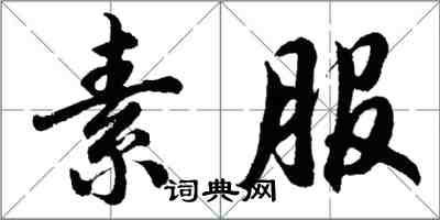 胡问遂素服行书怎么写