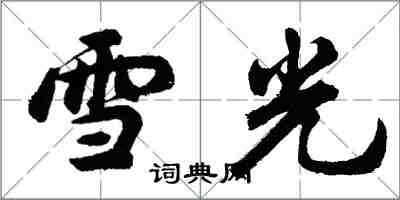 胡问遂雪光行书怎么写