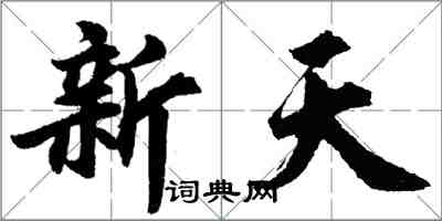 胡问遂新天行书怎么写