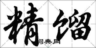 胡问遂精馏行书怎么写