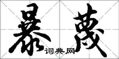 胡问遂暴蔑行书怎么写