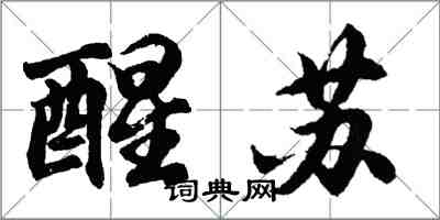 胡问遂醒苏行书怎么写
