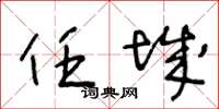 王冬龄任城草书怎么写
