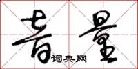 王冬龄音量草书怎么写