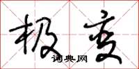 王冬龄极变草书怎么写