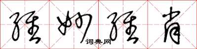 王冬龄维妙维肖草书怎么写